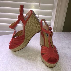 Steve Madden Suede wedge shoe